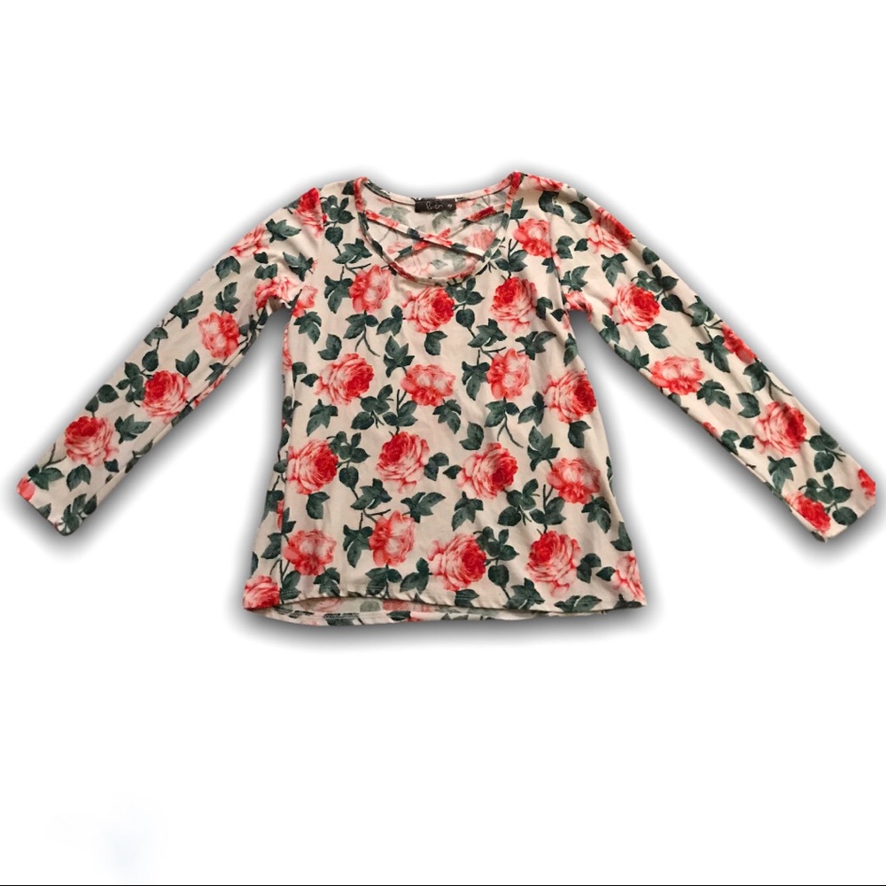 Flower Long Sleeve Shirt